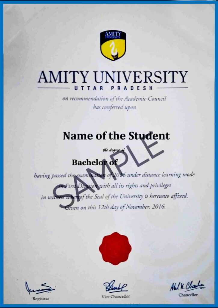 "Amity University Online Admission 2026"