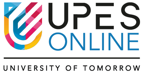 "upes univeristy logo"